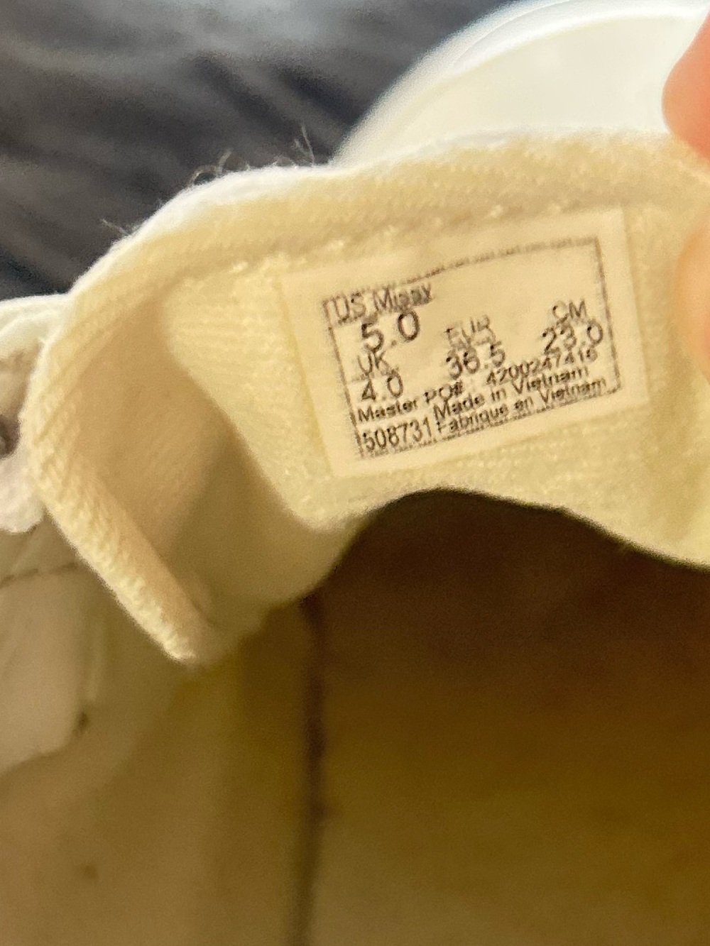 Vans Ward Kids' Sneakers Kids Cream Low-Top Sneakers with Pastel Floral Sz5 - Picture 9 of 9